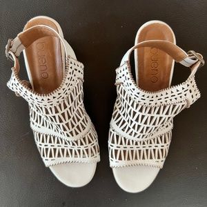 White Leather Sandal (Cancice Bueno) Size 9